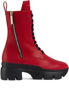 Giuseppe Zanotti ботинки Apocalypse в стиле милитари на платформе
