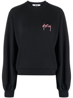 MSGM толстовка с вышитым логотипом