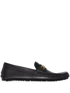 Gucci мокасины с пряжкой Interlocking G Horsebit