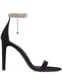 Giuseppe Zanotti босоножки Debbie с декорированным ремешком на щиколотке