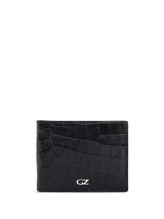 Giuseppe Zanotti кошелек с тиснением под крокодила