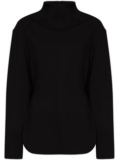 Low Classic топ с высоким воротником