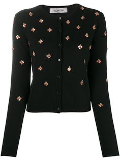 Valentino кардиган с пайетками