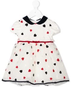 Monnalisa платье из тюля с вышивкой