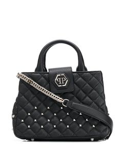 Philipp Plein шестиугольная сумка-тоут с заклепками