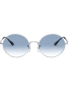 Ray-Ban солнцезащитные очки в круглой оправе с эффектом градиента