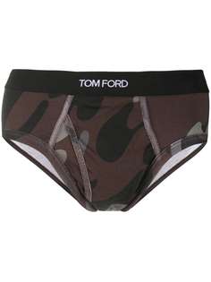 Tom Ford трусы-брифы с камуфляжным принтом