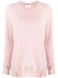 Allude джемпер с круглым вырезом и окантовкой в рубчик