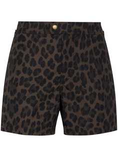 Tom Ford плавки-шорты с леопардовым принтом