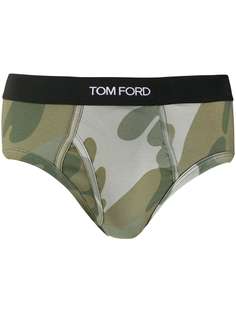 Tom Ford трусы-брифы с камуфляжным принтом