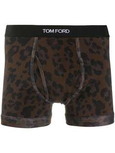 Tom Ford боксеры с леопардовым принтом