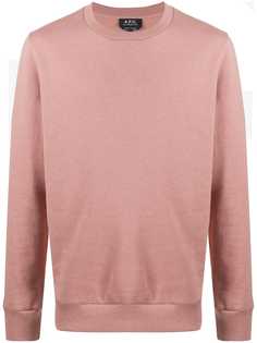 A.P.C. толстовка с круглым вырезом