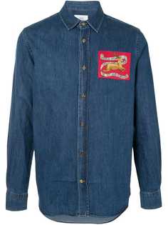 Kent & Curwen джинсовая рубашка с нашивкой