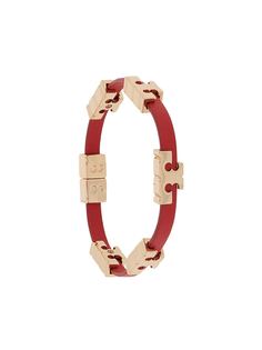 Tory Burch браслет с металлическим логотипом
