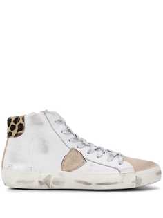 Philippe Model Paris высокие кеды с нашивкой-логотипом