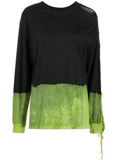 Ottolinger двухцветная футболка с вырезом