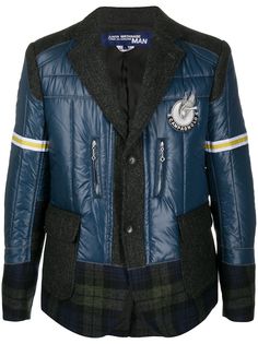 Junya Watanabe MAN пиджак со вставками