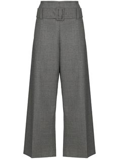 Marni широкие брюки с ремнем