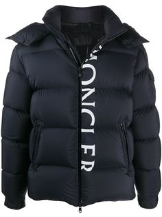 Moncler пуховик с логотипом