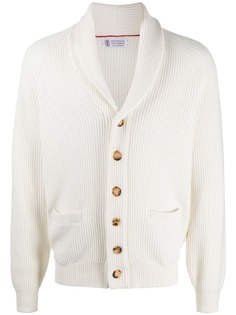Brunello Cucinelli кардиган в рубчик