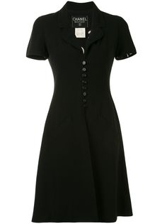 Chanel Pre-Owned платье 1997-го года на пуговицах