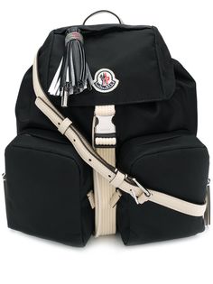 Moncler рюкзак с нашивкой-логотипом
