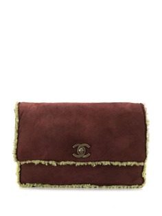 Chanel Pre-Owned клатч 1998-го года с логотипом CC и поворотным замком