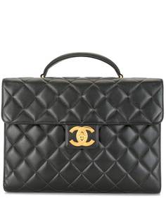 Chanel Pre-Owned стеганый портфель 1997-го года