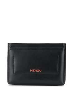 Kenzo клатч с тисненым логотипом