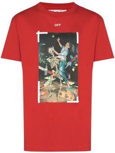 Off-White футболка с графичным принтом