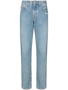 Off-White джинсы кроя слим с логотипом