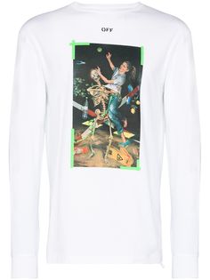 Off-White футболка с графичным принтом
