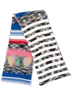 Missoni вязаный шарф с полосками