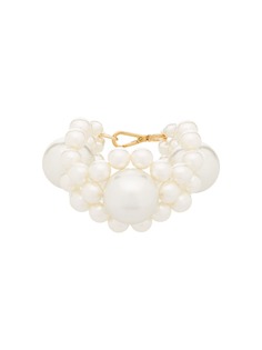 Simone Rocha массивный браслет из искусственного жемчуга