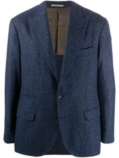 Brunello Cucinelli пиджак с узором в елочку