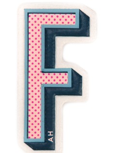 Anya Hindmarch наклейка F