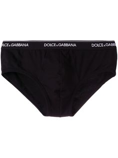 Dolce & Gabbana Underwear трусы с логотипом и эластичным поясом