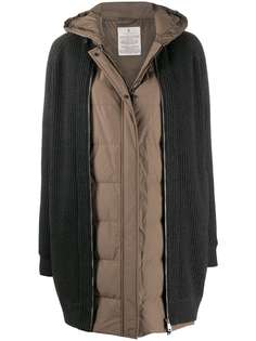 Brunello Cucinelli многослойная куртка на молнии