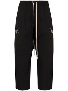 Rick Owens укороченные брюки с низким шаговым швом