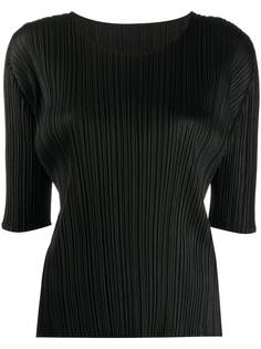 Pleats Please Issey Miyake плиссированная футболка