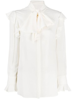 Alexander McQueen блузка с оборками