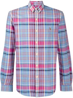 Polo Ralph Lauren клетчатая рубашка с длинными рукавами и логотипом