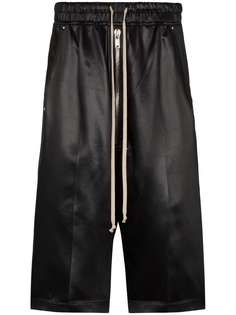 Rick Owens спортивные шорты с низким шаговым швом