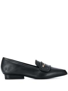 Salvatore Ferragamo лоферы с заостренным носком