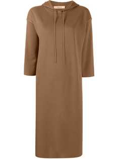 Max Mara платье миди с капюшоном