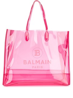 Balmain большая прозрачная сумка-тоут