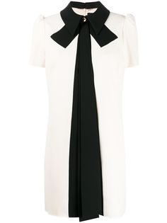 Elisabetta Franchi платье с контрастным бантом