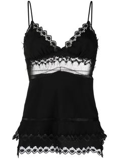 Ermanno Scervino топ с кружевом