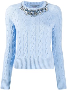 Ermanno Scervino джемпер с кристаллами