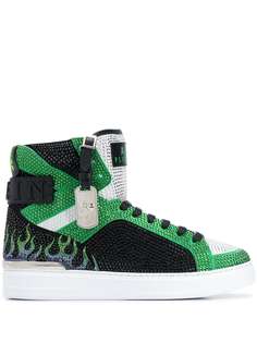 Philipp Plein высокие кеды Money Beast